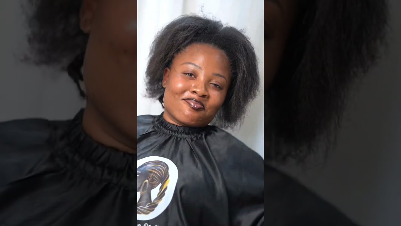 Video thumbnail: makeup transformation on a client with natural hair by BeaTheStylist
