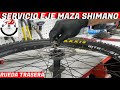 SERVICIO EJE MAZA SHIMANO /MANTENIMIENTO BICICLETAS, MTB, CICLISMO