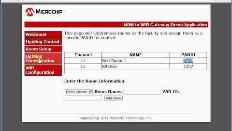 Wireless MiWi to WiFi demo Bridge