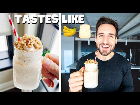 Banana Bread Protein Shake Low Calorie High Protein Shake