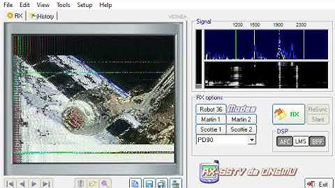 SSTV random images decoded