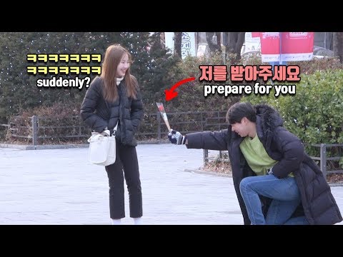 [korea-prank]giving-beauty-girls-roses