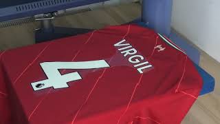 Virgil Van Dijk 4 Official Liverpool Home Jersey 202122