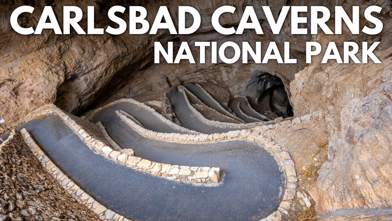 Carlsbad Caverns National Park In New Mexico: Exploring The Big Room  Natural Entrance