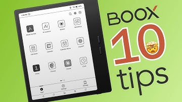 10 Essential Tips to optimize your Boox Go 7 E-Reader!
