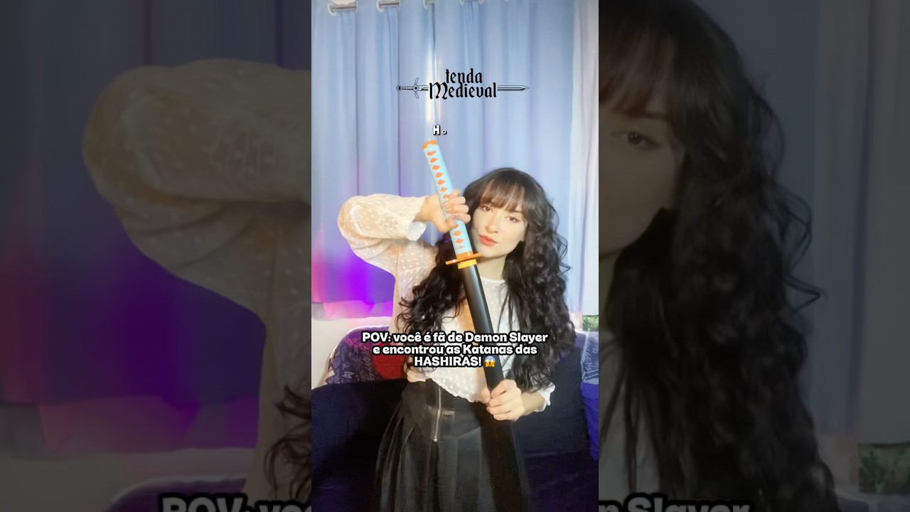 Katanas Hashiras Demon Slayer - Kimetsu no Yaiba - Cosplay - Shinobu - Mitsuri - Tenda Medieval