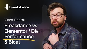 Breakdance vs Elementor / Divi - Performance & Bloat