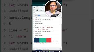 Day 5 Part 3 How to Count the number of words in a line using JavaScript