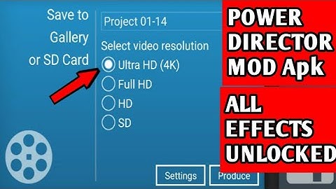 Power director Chroma key Mod APK all effects unlocked 4K quality