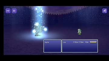 Final Fantasy VI Pixel Remaster Fighting Siegfried