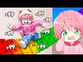 キーボードを踏むとスピードが上がるブレインロットから逃げるロブロックス..【ROBLOX】