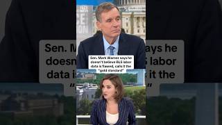 Sen. Mark Warner says he doesn’t believe jobs data is flawed #shorts