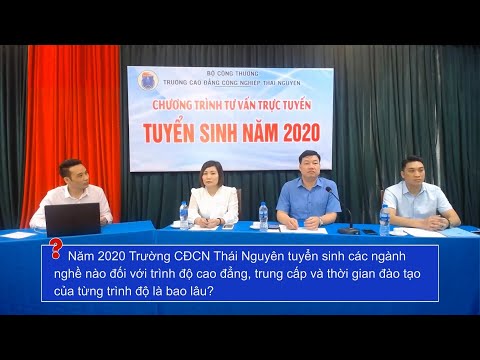 Các Trường Cao Đẳng Ở Thái Nguyên - Tư vấn trực tuyến tuyển sinh năm 2020 - Trường CĐCN Thái Nguyên