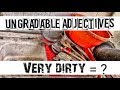 Ungradable adjectives  very dirty  