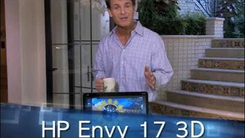 Mark Bunting from SkyTV shows the HP Envy17 3D