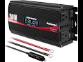 Cantonape 1500 watt 12 Volt to 110 Volt Inverter Review - Pros & Cons - Cantonape 1500 watt Power I