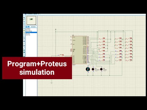Door locking system with microcontroller|| password arrangement in microcontroller with switches