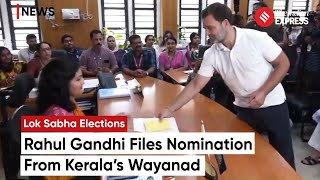 Rahul Gandhi Files Nomination Papers Form Kerala’s Wayanad | Lok Sabha Election 2024