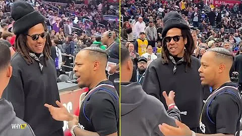 Jay-Z Meets Bow Wow At Clippers vs Lakers Game 'Lil Bro Glad To See You In A Clippers Jersey'