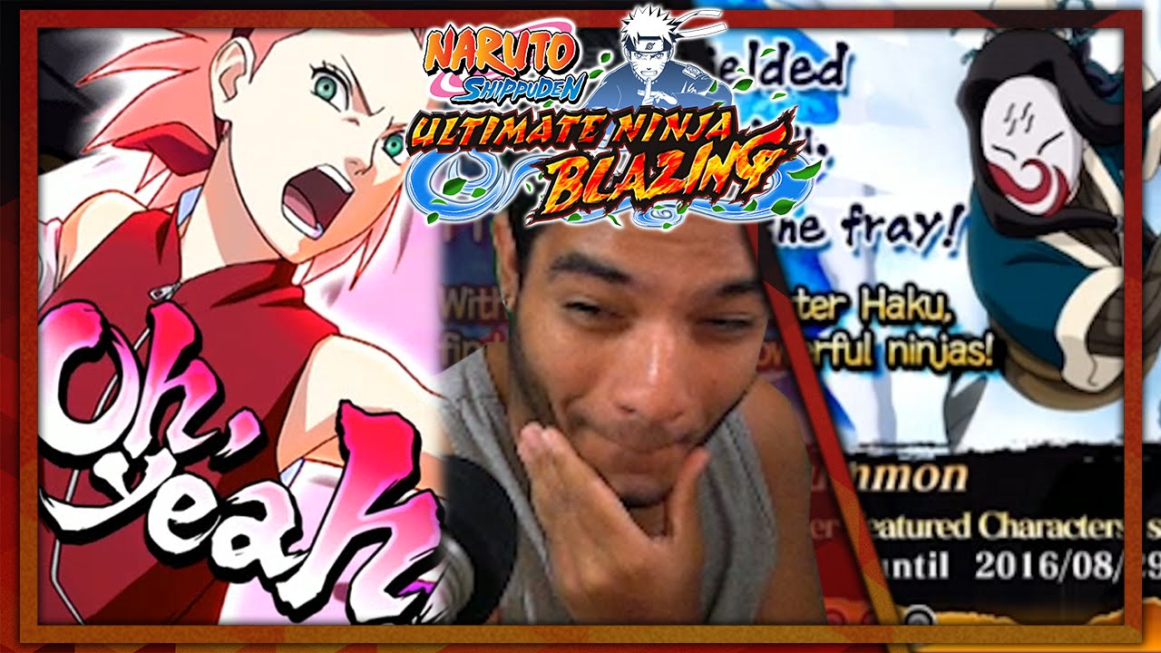 GOLD 5 STAR PULL!! Naruto Shippuden Ultimate Ninja Blazing Haku Summons