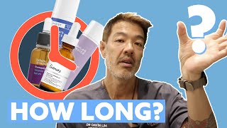 Skincare: How long for results to show | Dr Davin Lim