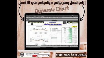 إزاي تعمل رسم بياني ديناميكي في الإكسل | How to create Automatic Chart in Excel