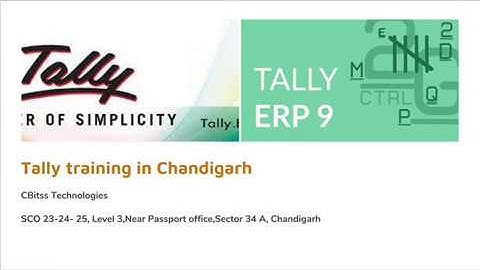 tally training in Chandigarh