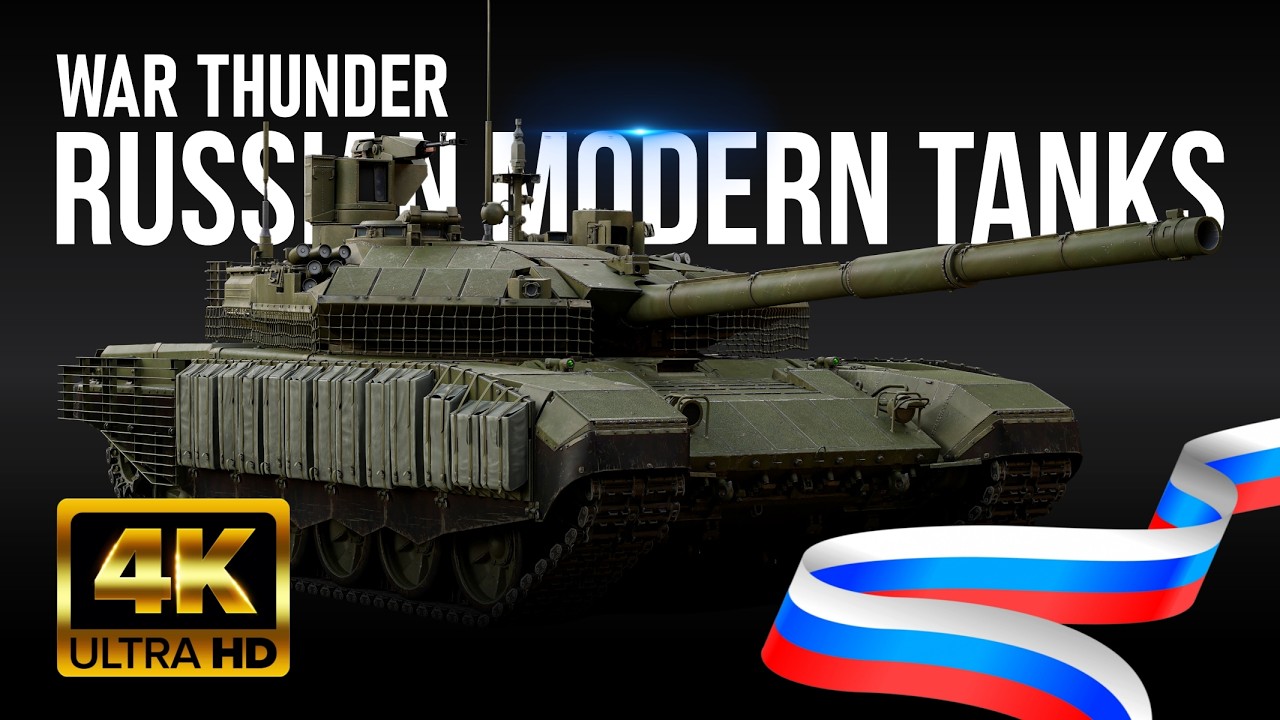 WAR THUNDER [4K60FPS] MODERN RUSSIAN TANKS - UPGRADING AND FARMING ...