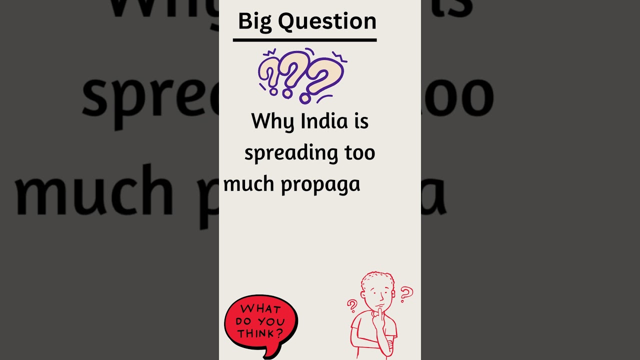 Why India spreading too much propaganda against Palestinian people?