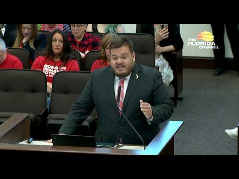 Nicholas Lahera Speaks that FL Senate Fiscal Policy Committee on Constitutional Carry
