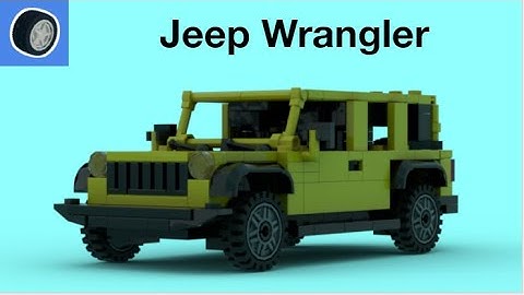 LEGO Jeep Wrangler Mk4 Minifigure Scale MOC