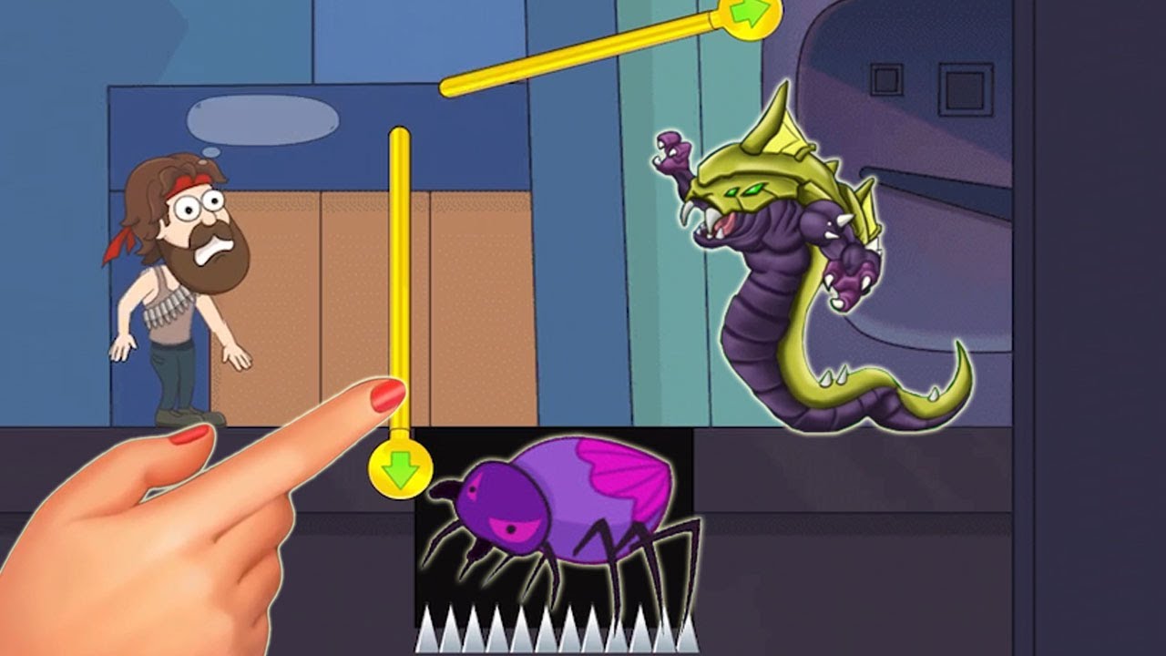 My adventure pin pull game | Save the man | How to loot