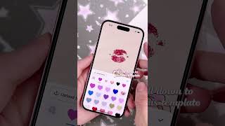 Live wallpaper kiss & hellokitty tutorial #iscreen  #lockscreen #livewallpaper  #wallpaper #cute