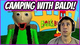CAMPING WITH BALDI! | Baldi's Basics Camping Field Trip Demo Gameplay | (NEW BALDI'S GAME) screenshot 1