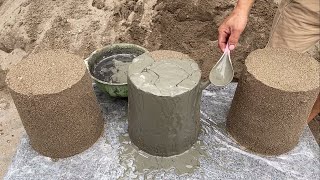 Techniques Make Concrete Fake Tree Stump Chair - Ideas Concrete Chair For Garden