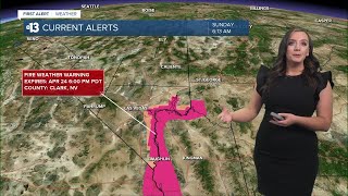 13 First Alert Las Vegas morning forecast | April 24, 2022