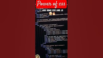 Power ofcss #coding #codinglover #html #coder #css #codewriter07 #javascript #codinglove #shorts #yt