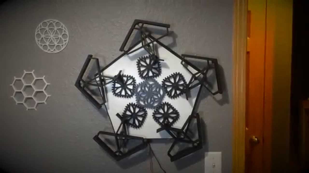 3d Printed Kinetic Sculpture - YouTube