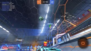 Rocket League goal with no time left