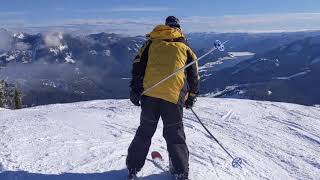 WHAT a DAY ehh Alpental Don Skiing The TOP of Alpental Ski Area #alpentaldon