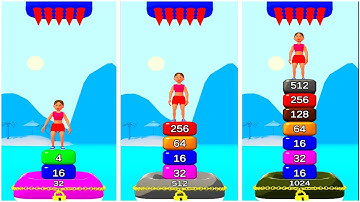 2048 Merge Tower - Gameplay Walkthrough - Part 1