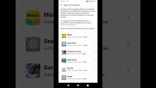 Facebook se third party App kese remove kare