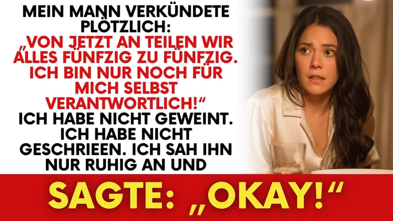 Mein Mann sagte  ‚Ohne mich hältst du keine Woche durch ‘ Er hatte recht – er hielt nicht durch