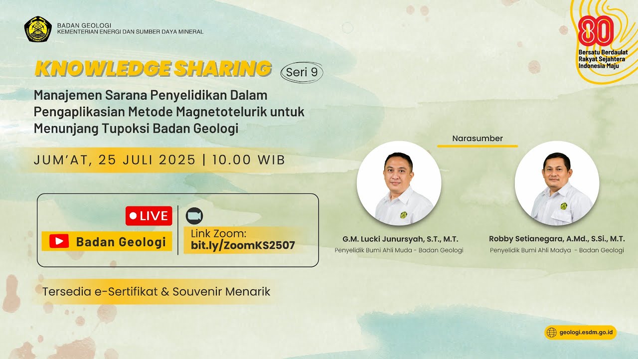 Sarana Magnetotelurik untuk Dukung Tupoksi Badan Geologi