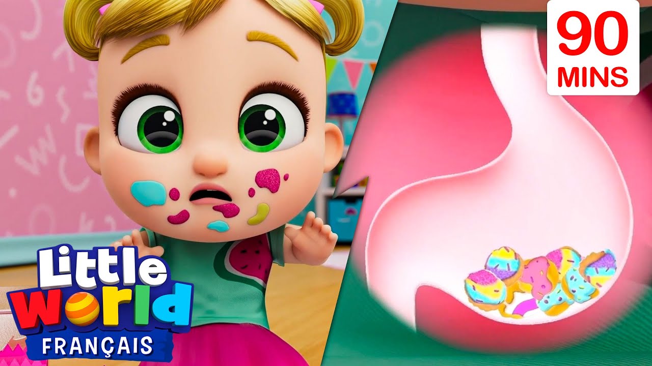 Ne mange pas trop de sucreries ! | Comptines pour les tout-petits | Little World Français