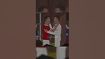 Thumbnail of Messi and Ronaldo 🥺🐐 #shorts