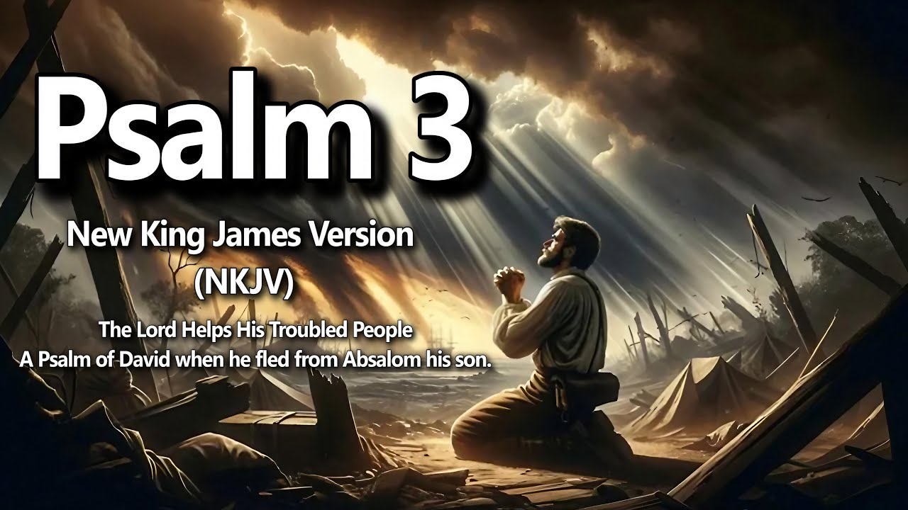 Psalm 3 New King James Version | The Audio Bible (Old Testament) - YouTube