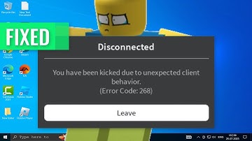 How to Fix Roblox Error Code 268 in Windows 10/11 (FIXED)