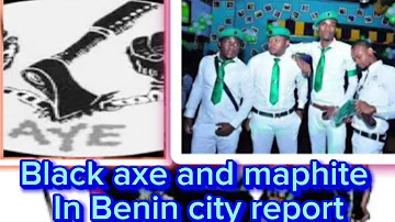 Maphite reason for bringing down black axe 🪓 member in Benin city