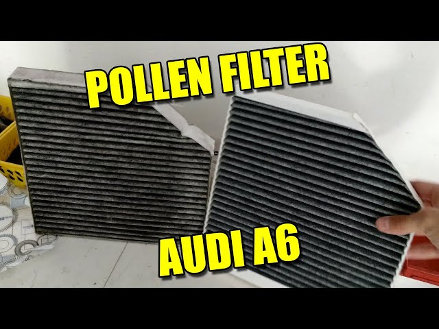 Change Pollen Cabin Filter on Audi A6 C7 